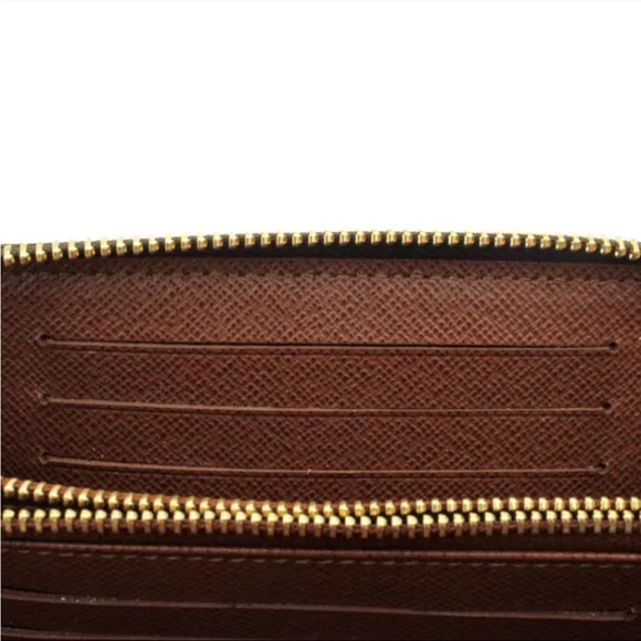 Louise Vuitton Monogram Zippy Compact Coated Canvas Brown Wallet - EUC - Picture 7 of 11